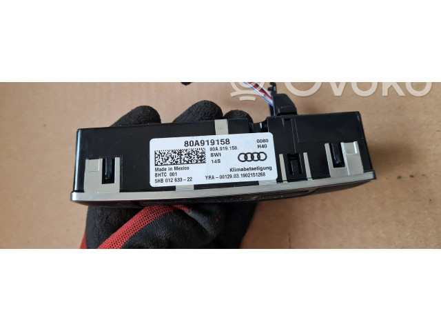 Блок управления климат-контролем 80A919158, 5HB01263322   Audi Q5 SQ5