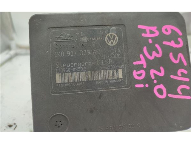 Блок АБС 1k0907379AC, 1K0907379AC Audi A3 S3 8P 2003 - 2012 года
