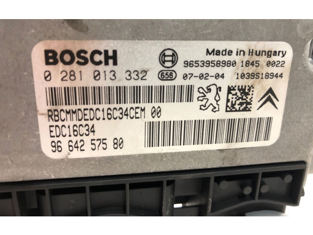 Řídící jednotka 9664257580   Toyota Avensis T250 2003