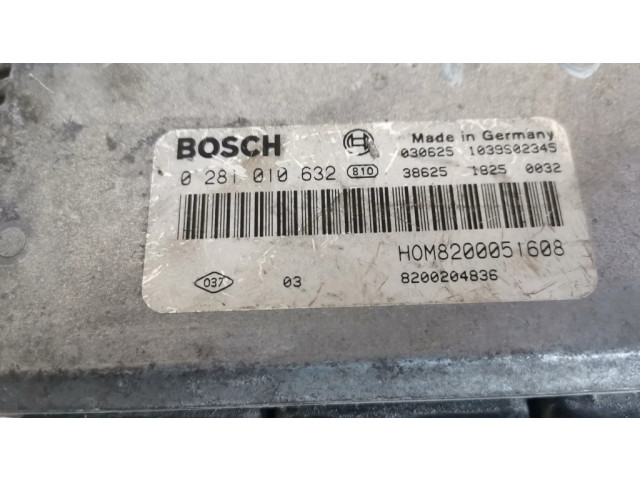 Řídící jednotka 0281010632 Renault Trafic II (X83) 2005