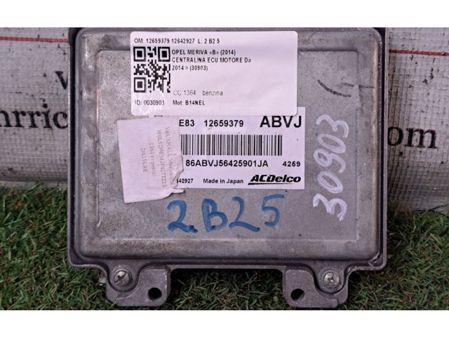 Блок управления двигателя 1265937912642927, 1265937912642927   Opel Meriva B