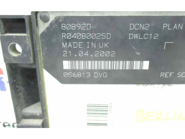 Řídící jednotka 9641390180 Citroen Berlingo