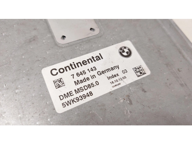 Řídící jednotka 7645143 BMW 7 F01 F02 F03 F04 2011