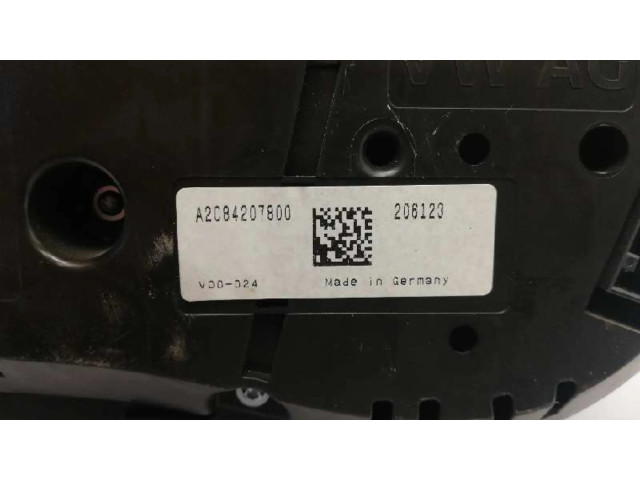 Панель 8V0920860F, A2C84207800   Audi A3 S3 8V       