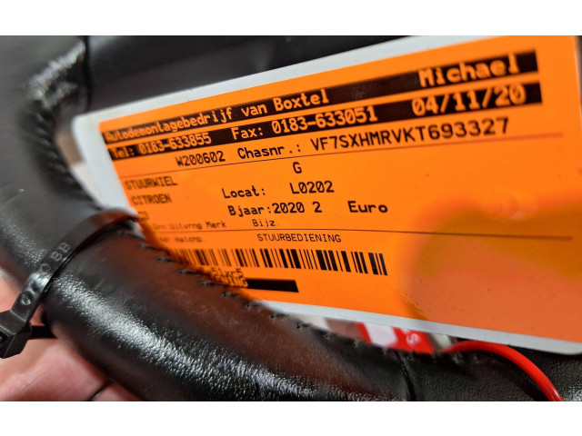 Руль Citroen C3  2016 -  года 98164326ZD      