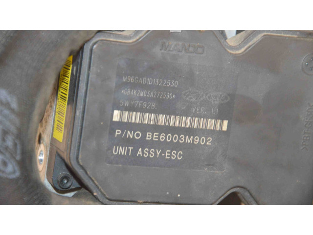 Блок АБС 589202P700, 5WY7F92B KIA Sorento 2010 - 2014 года