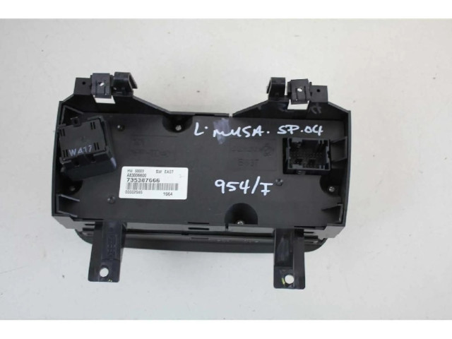 Блок управления климат-контролем 735387666 Lancia Musa