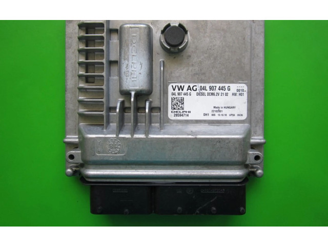 Блок управления двигателем Блок управления 04L907445G, 28594714   Skoda Karoq