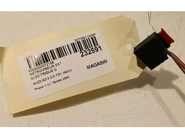 Зеркало электрическое        Audi A3 S3 8P  2003 - 2012 года   