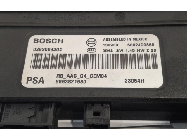 Řídící jednotka 9663821680   Citroen Berlingo 2013