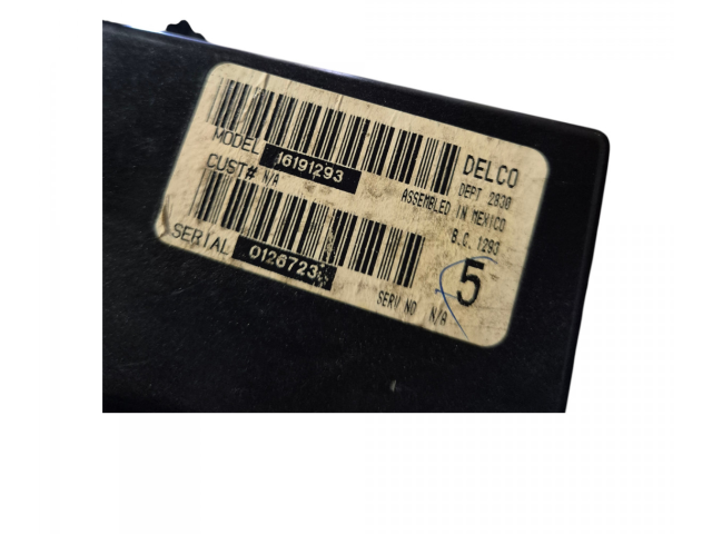 Блок управления кондиционера воздуха / климата/ печки (в салоне) 16191293, 0126723 Chevrolet Lumina