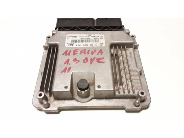 Блок управления двигателя 55578704, 0281017587   Opel Meriva B