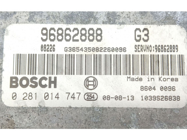 Блок управления двигателем Блок управления 96862888 Chevrolet Epica