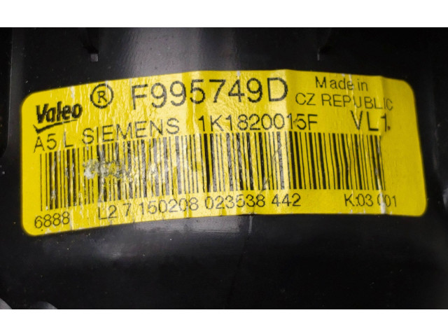 Вентилятор печки 1K1820015F, 1K1819015D Volkswagen Touran I