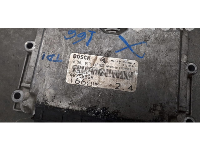 Блок управления двигателем Блок управления 46759586 Alfa Romeo 166