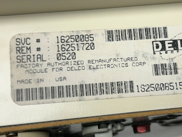 Панель приборов 16250085, 16251720 Chevrolet Astro