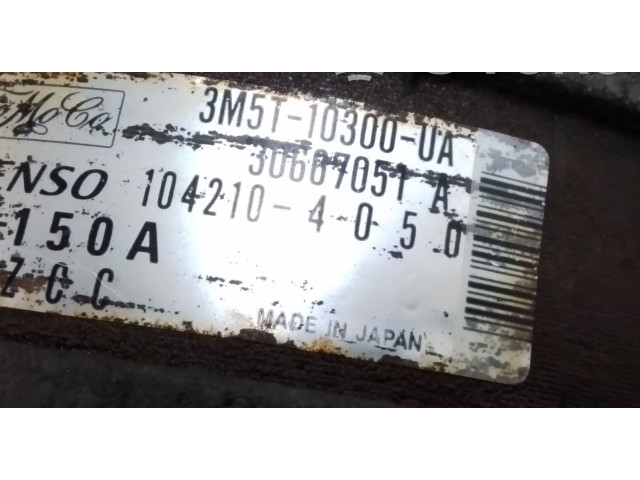 Генератор 30667051, 3M5T10300UA Volvo C30