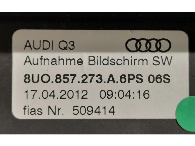 Дисплей 8U0857273A, 8U0857273A Audi Q3 8U