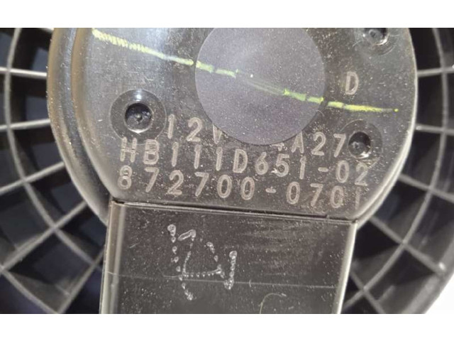 Вентилятор печки HB111D65102, 8727000701 Mazda 3 III