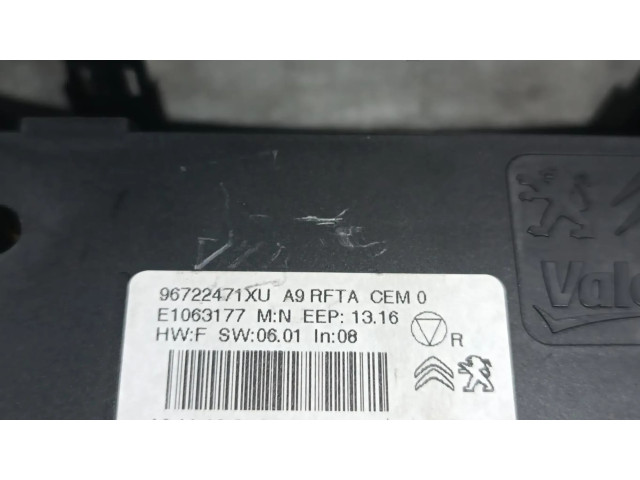 Блок управления климат-контролем 96722471XU, MANDOCLIMATIZADOR   Peugeot 2008 I