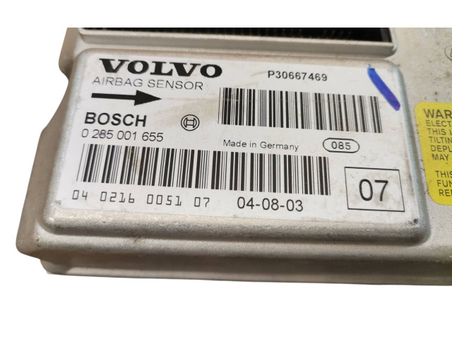 Блок подушек безопасности P30667469, 0285001655   Volvo V70