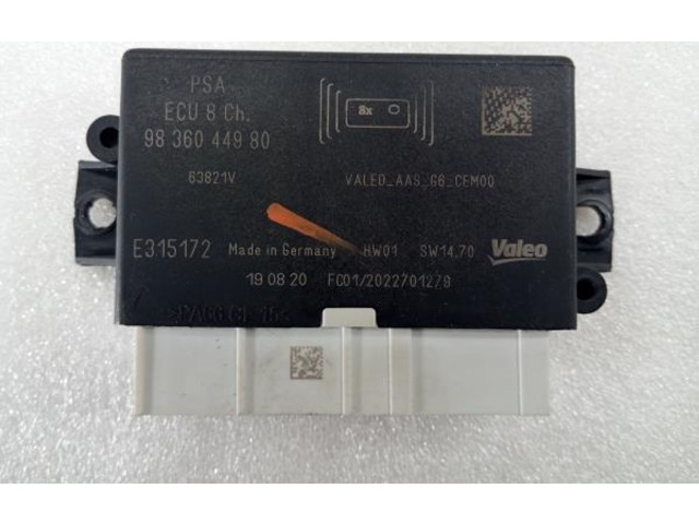 Блок управления 9836044980, E315172   Peugeot Partner III