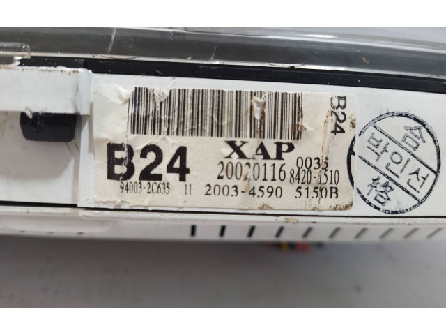 Панель приборов 94003-2C635, 2002011684   Hyundai Coupe       