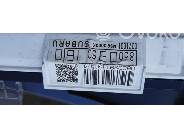 Панель приборов 85003SC160 Subaru Forester SH