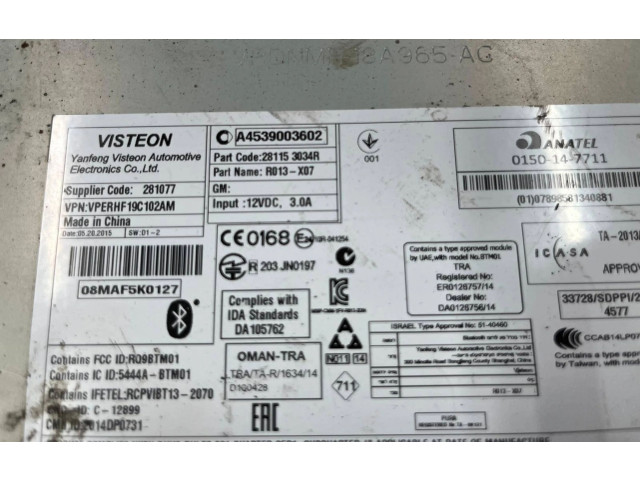 Блок АБС A4539003602, 281153034R Smart ForTwo III C453 2014 - года