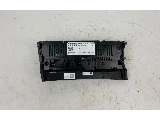 Блок управления кондиционера воздуха / климата/ печки (в салоне) 8K1820043AQ   Audi S5 Facelift