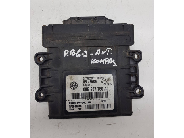 Блок управления коробкой передач 09G927750AJ, MFED002233 Volkswagen PASSAT B6