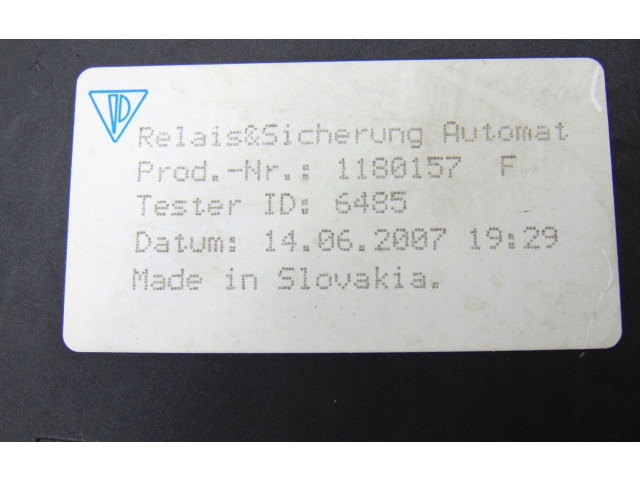 Pojistková skříňka 99761030100 Porsche Cayman 987 2005