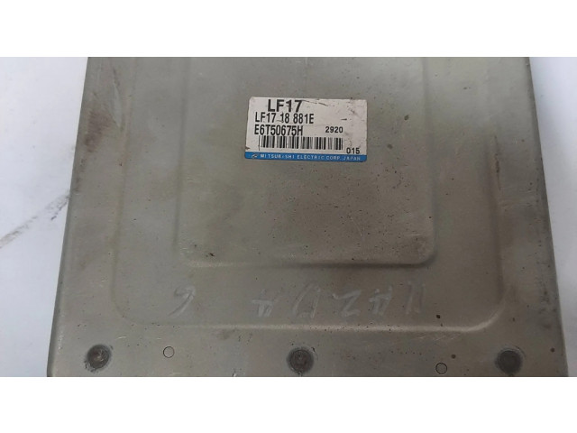 Блок управления двигателя E6T50675H Mazda 6