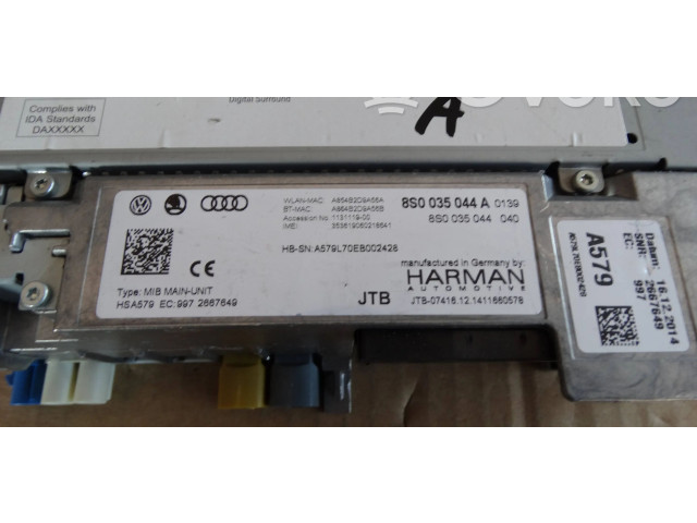 Радио/ проигрыватель CD/DVD / навигация 8S0035044A   Audi TT TTS RS Mk3 8S      