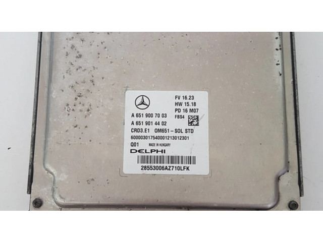 Řídící jednotka A6519007003, A6519014402   Mercedes-Benz GLA W156 2016