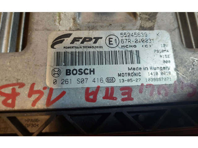Řídící jednotka 0261S07416, 55245639 Alfa Romeo Giulietta 2010