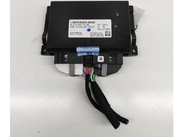 Блок управления коробкой передач A2139007436, A0009015921   Mercedes-Benz CLA C118 X118