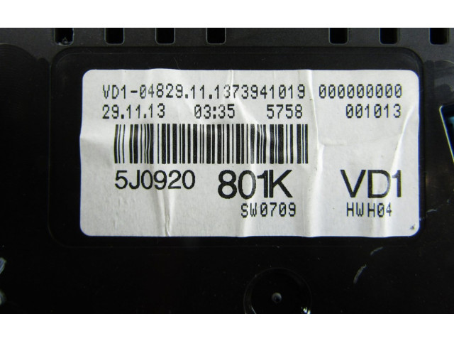 Подрулевой шлейф SRS 5j0920801k Skoda Praktik (5J8)