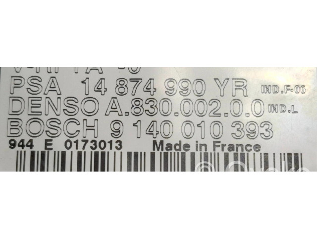 Блок управления климат-контролем 14874990YR, 0173013 Citroen C8