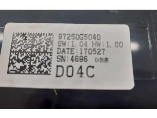 Блок управления климат-контролем 97250G5040 KIA Niro