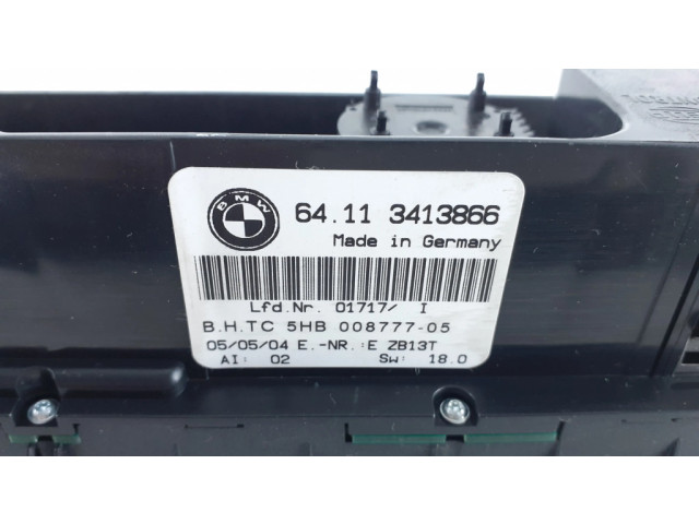Блок управления климат-контролем 3413866 BMW X3 E83
