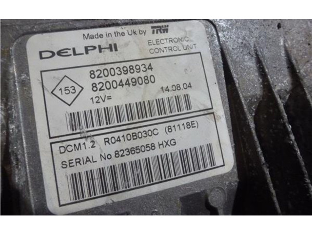 Řídící jednotka Renault Modus 2004