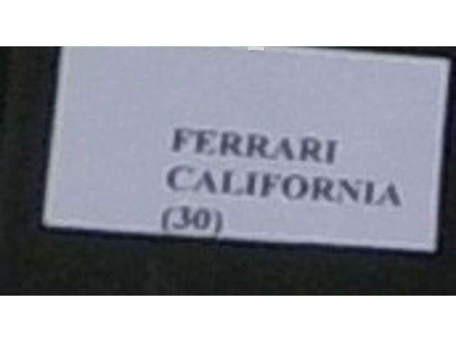 Боковая подушка безопасности Ferrari California F149