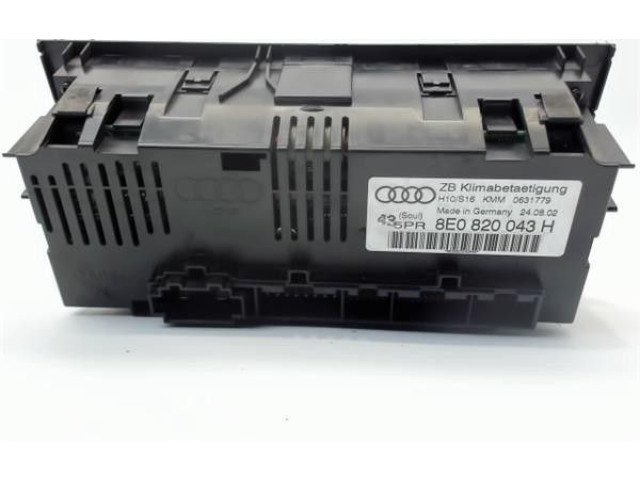Блок управления климат-контролем 8E0820043H, 0631779 Audi A4 Allroad
