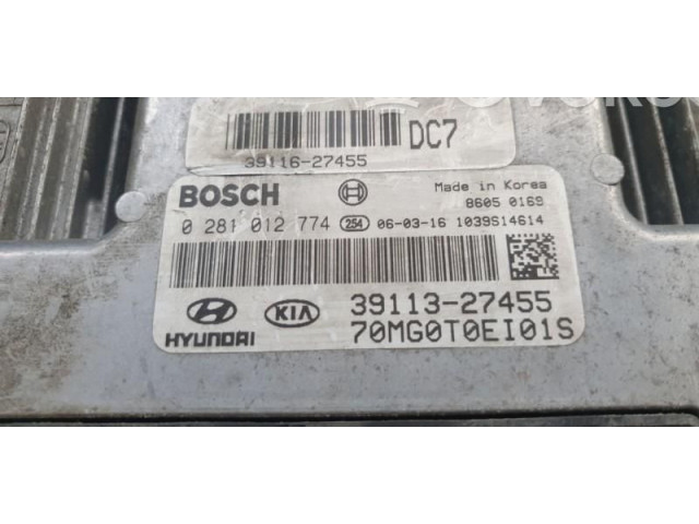 Блок управления двигателем Блок управления 0281012774, 0281012774.   KIA Magentis