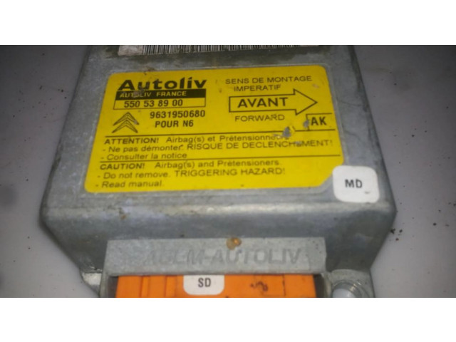 Блок подушек безопасности 550538900, 9631950680 Citroen Xsara