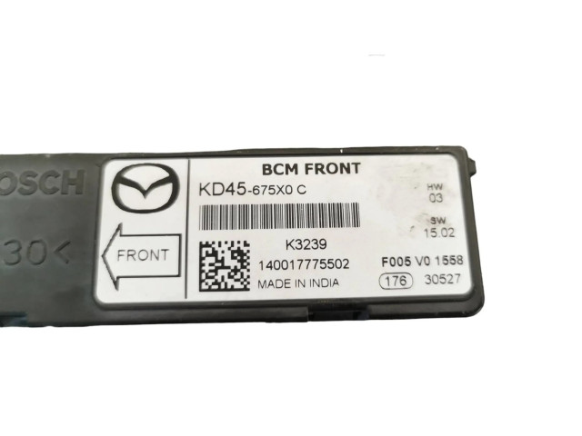 Блок комфорта KD45675X0C, K3239   Mazda 6   