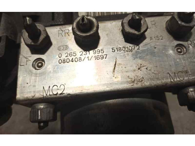 Блок АБС 51801072, 0265231995 Fiat Linea - года