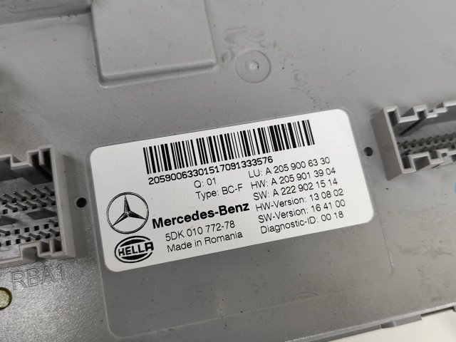 Блок комфорта A2059006330, A2059013904 Mercedes-Benz GLC X253 C253