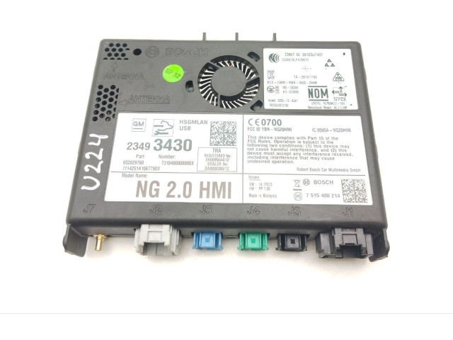 Блок управления 23258875, 000238162   Chevrolet Corvette C7